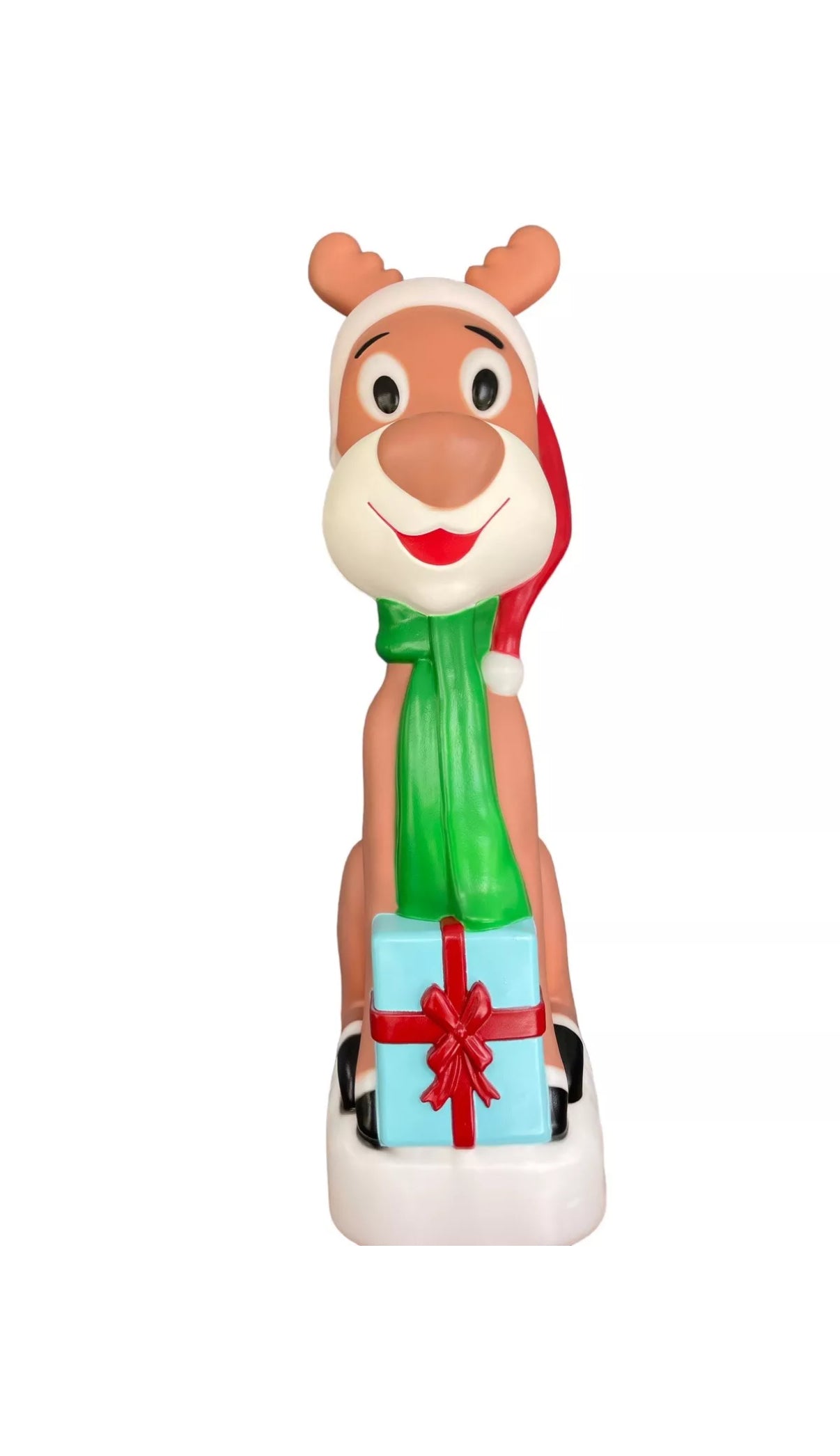 40” Lighted Blow Mold Reindeer Outdoor Christmas Decoration