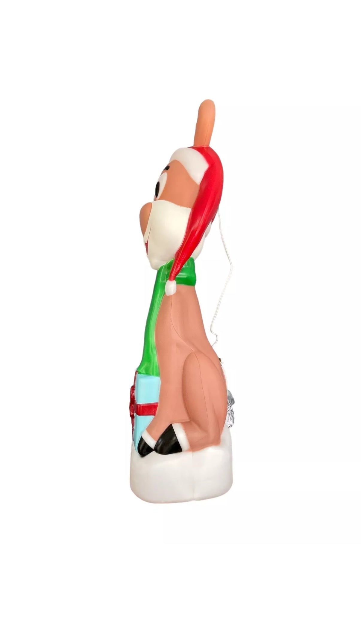 40” Lighted Blow Mold Reindeer Outdoor Christmas Decoration