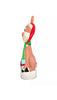 40” Lighted Blow Mold Reindeer Outdoor Christmas Decoration