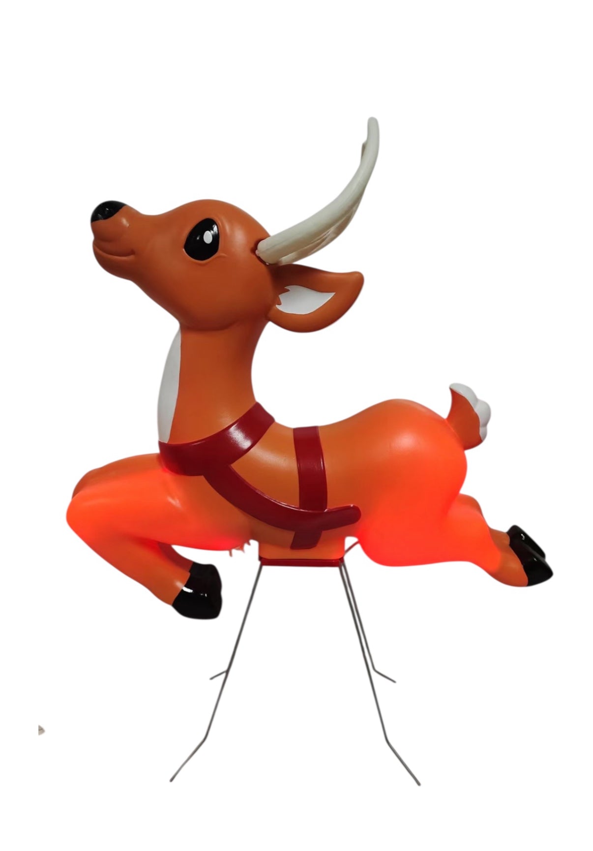 Pre-order only!!! Vintage Style Reindeer  Christmas Blow Mold Antlers & Stand Lighted