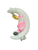 Pre-Orders Only Sleeping Santa On The Moon With List Christmas Home Holiday Decor Blow Mold 22.5”