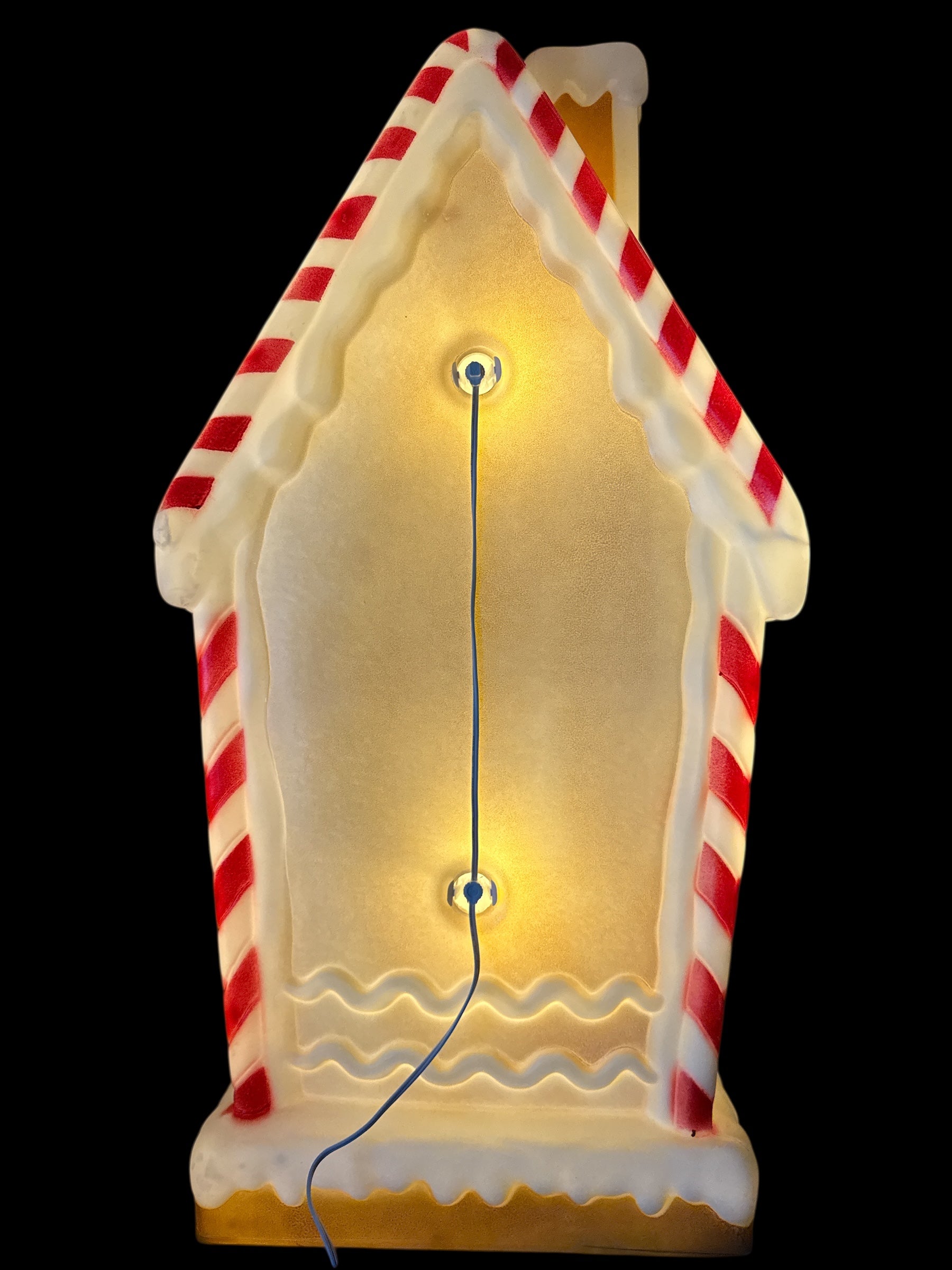 Christmas Blow Mold 36” Lighted Gingerbread House Home Holiday Decoration NEW